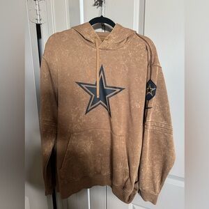 Dallas Cowboys Salute to Service Hoodie Mens Large Nike Brown NFL Pullover